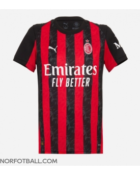 Billige Fotballdrakt AC Milan Replika Hjemmedrakt Dame 2025-26 Kortermet